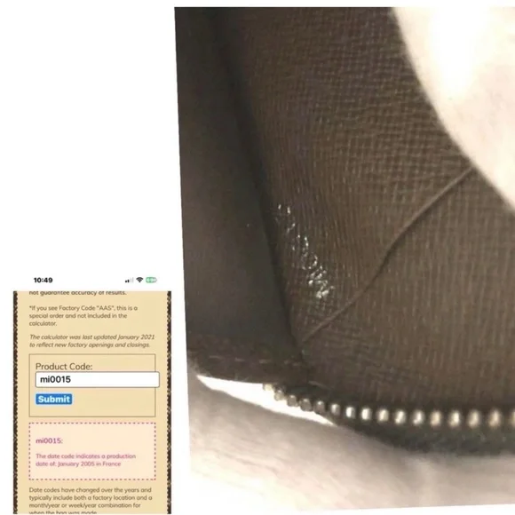 Louis Vuitton Atoll Organizer Wallet From the
2005 Collection
Taiga Leather - Picture 15 of 15